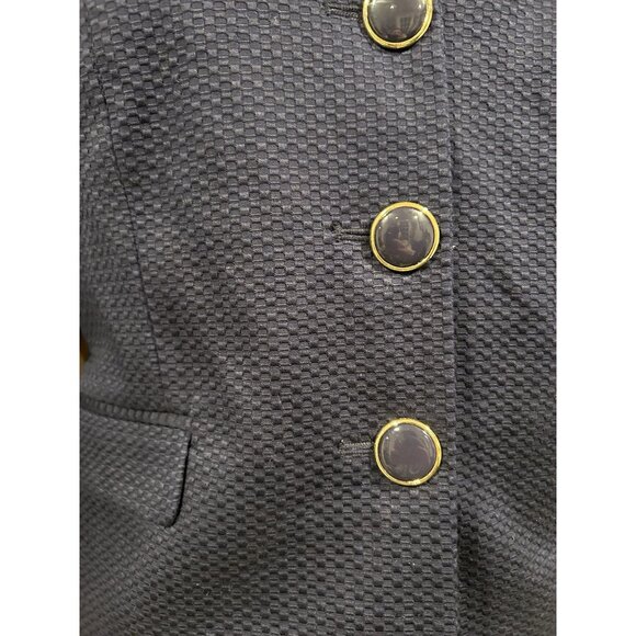NEW Laundry by Shelli Segal Blazer Jacket Women's Size 10 Navy Professional Work - Picture 5 of 11